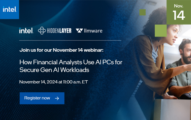 Hands-On: How Financial Analysts Use AI PCs for Secure Gen AI Workloads