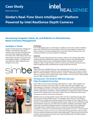 Simbe Robotics and Tally: In‑store retail automation